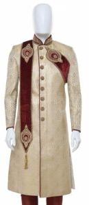 Sherwani Jacquard Ethnic Wear Regular Fit Designer