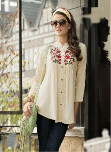 Glory embroidered top