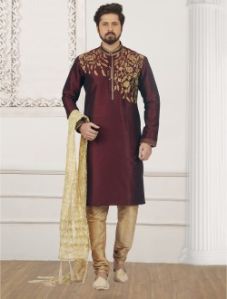 Festival Wear Traditional Look Banarasi Silk Kurta