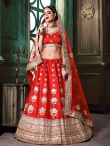 Heavy Embroidery Work Lehenga Cholis