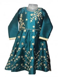 Wear Embroidery Work Kids Gown