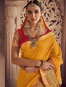 Weaving And Chanderi Silk Fancy Sarees