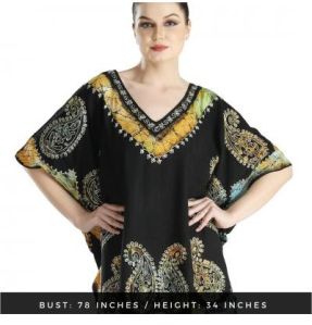 RAYON PONCHOS CAFTANS