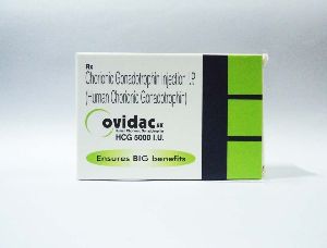 Ovidac HCG injection (Available 2000 I.U, 5000 I.U, 10000 I.U)