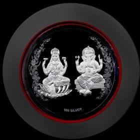 Lakshmi Ganesh Round Frame