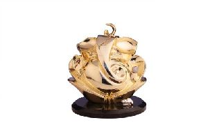 Chaand Ganesha Glossy Gold Statue