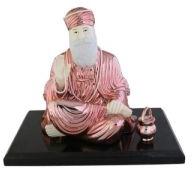 Guru Nanak Glossy Rosegold Pink Statue