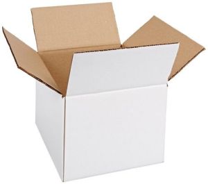 White Corrugated Box