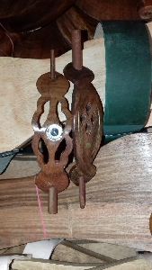 wooden hair clips handmade