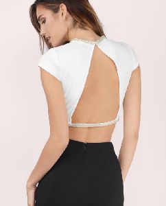 Back less Bead work Top