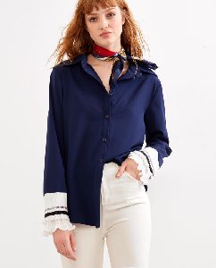 Ruffle Cuff Shirt