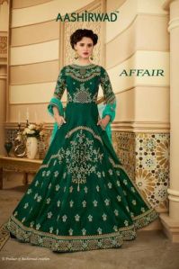 Stylish Party Wear Royal Silk Suit