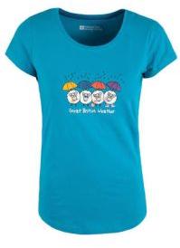 Ladies Sky Blue T-Shirt