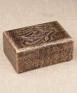 Exclusive Hand Carved Wooden Jewellery and Keepsake Box