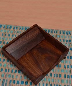 Sheesham Wood Tissue and Napkin Holder