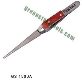 FIBER GRIP TITANIUM TWEEZERS