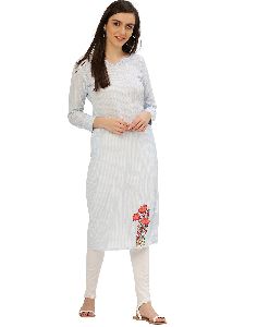 Embroidered Handloom Dress