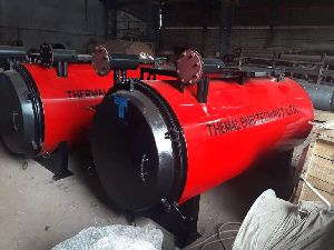 horizontal oil fired thermic fluid heater