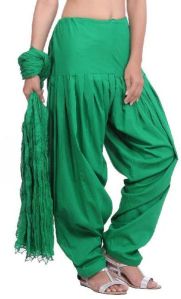 Flag Green Patiala Salwar and Dupatta Set