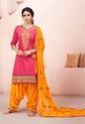 Embroidered Bridal Patiala Suits