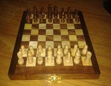 wood chess board