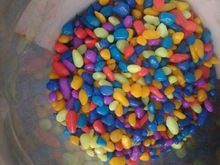 color pebbles