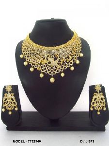 South Indian Style CZ Necklaces