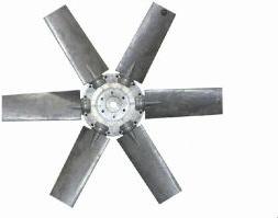 Aluminium Impeller 6 Blade Dia 355 MM