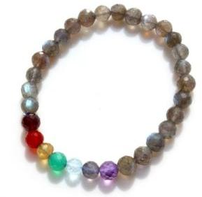 Faceted Beads Stretchable Bracelet