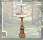 outdoor garden fountains