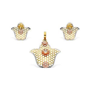 Italian Gold Pendant Set