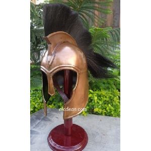 Roman Troy Trojan Copper Helmet