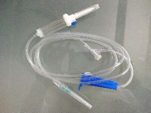 ATPL VENT Blue Infusion Set Vented Y Inj Site Luer Lock