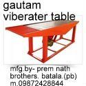 interlock tiles making vibro foaming table