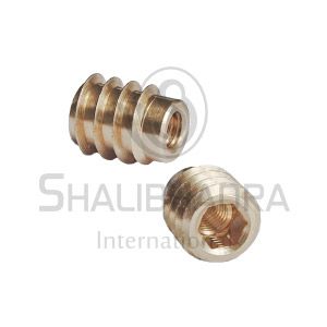 Brass Unheaded Hex Drive Insert