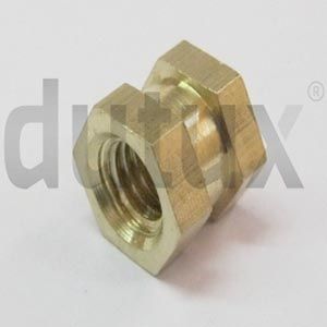 Double Hex Brass Insert