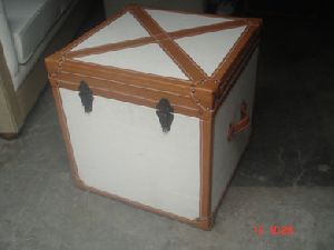 Jute Leather Handicrafts India - Storage Trunk