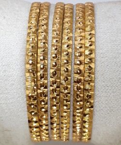 Designer Die Gold Bangles