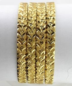 DIE Gold Plated Bangles