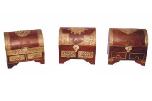 Wooden Gujarati Jewellery Box
