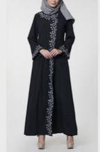 Embroidered Arabic Abaya