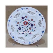 Marble White Decorative Plate