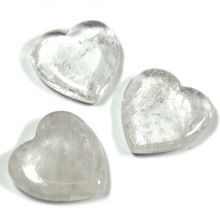 Crystal Clear Quartz Heart