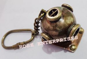 Antique Diving Helmet Key Chain