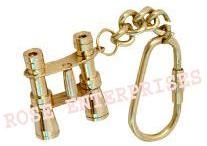 Brass Binocular Key Chain