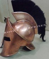 Armor Helmet With Black Plume