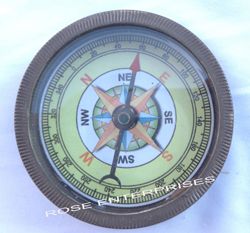 Brass Open Face Compass