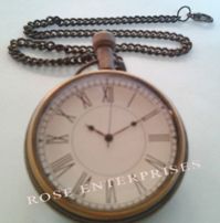 Nautical Brass Pocket Watch