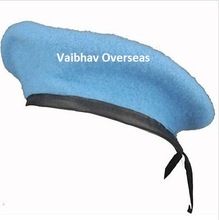 frican Military Beret sky blue