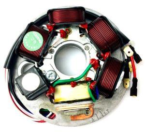 Vespa P125X / P150 / P200E LML Stator Plate Assembly 12 Volt